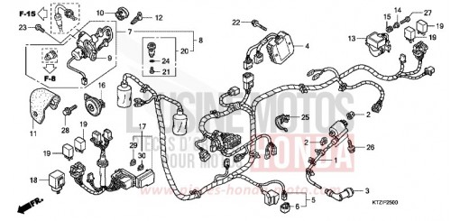 WIRE HARNESS PES125RA de 2010